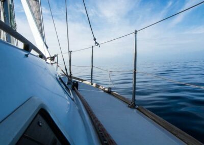 the sailing boats whit Asinara Sail Experience